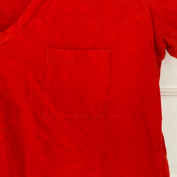 Madewell red orange tee shirt - Picture 4 of 12